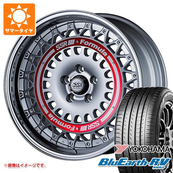 【タイヤ交換対象】サマータイヤ 245/45R19 102W XL ヨコハマ ブルーアースRV RV03 SSR フォーミュラ エアロメッシュ 8.5-19 タイヤホイール4本セット