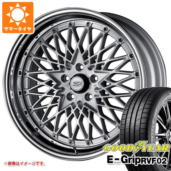 【タイヤ交換対象】サマータイヤ 225/45R18 95W XL グッドイヤー エフィシエントグリップ RVF02 SSR フォーミュラ メッシュ 7.5-18 タイヤホイール4本セット