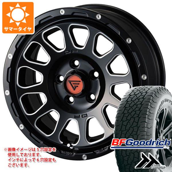 【タイヤ交換対象】トライトン LC2T用 サマータイヤ BFグッドリッチ トレールテレーンT/A 265/65R17 112T アウトラインホワイトレター デルタフォース オーバル 8.0-17 タイヤホイール4本セット