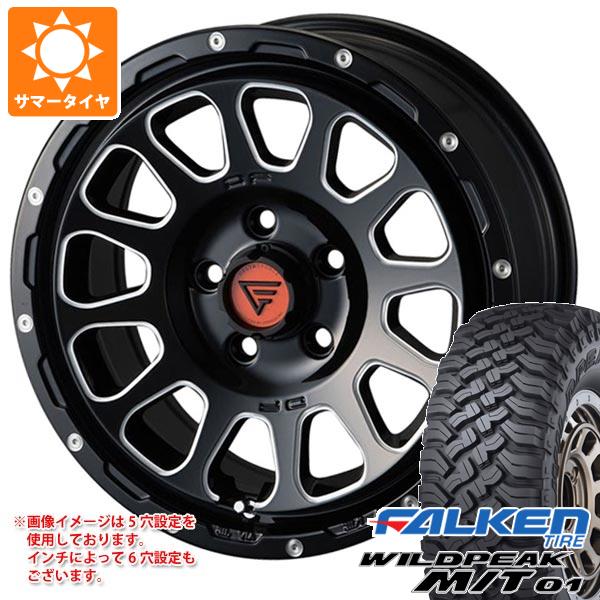 【タイヤ交換対象】5本セット ジープ ラングラー JK/JL系用 サマータイヤ ファルケン ワイルドピーク M/T01 35x12.50R17 121Q デルタフォース オーバル タイヤホイール5本セット