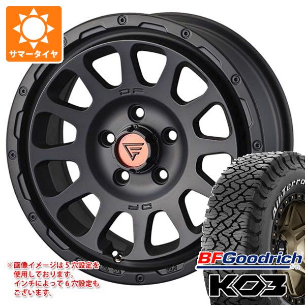 トヨタ RAV4 50系用 サマータイヤ BFグッドリッチ オールテレーンT/A KO3 LT225/75R16 115/112S ホワイトレター デルタフォース オーバル 7.0-16 タイヤホイール4本セット|タイヤ1番