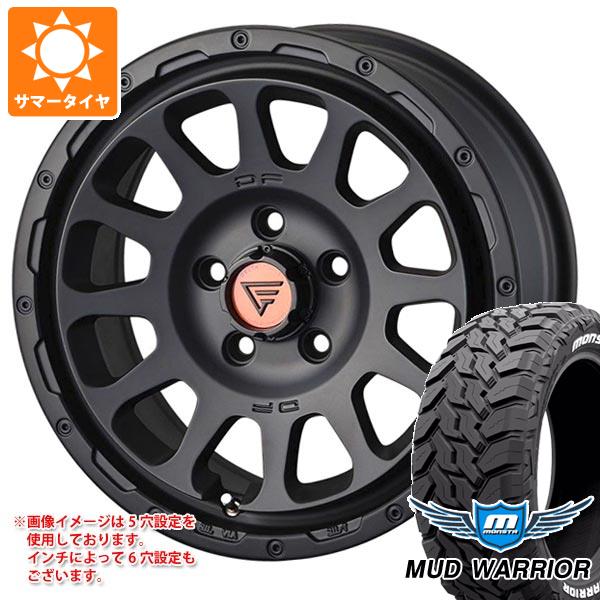 【タイヤ交換対象】5本セット FJクルーザー 10系用 サマータイヤ モンスタ マッドウォーリアー LT265/70R17 121/118Q ホワイトレター デルタフォース オーバル 8.0-17 タイヤホイール5本セット|タイヤ1番