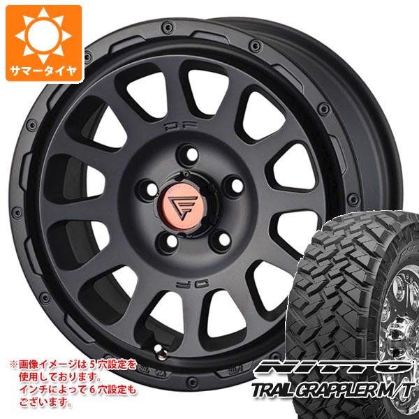 【タイヤ交換対象】サマータイヤ 265/70R17 121/118Q ニットー トレイルグラップラー M/T デルタフォース オーバル 8.0-17 タイヤホイール4本セット