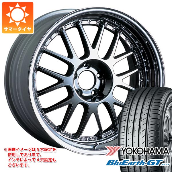 【タイヤ交換対象】サマータイヤ 215/40R18 89W XL ヨコハマ ブルーアースGT AE51 SSR プロフェッサー MS1 7.5-18 タイヤホイール4本セット