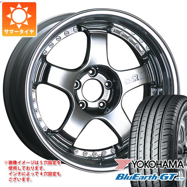 【タイヤ交換対象】サマータイヤ 215/40R18 89W XL ヨコハマ ブルーアースGT AE51 SSR プロフェッサー SP1 7.5-18 タイヤホイール4本セット