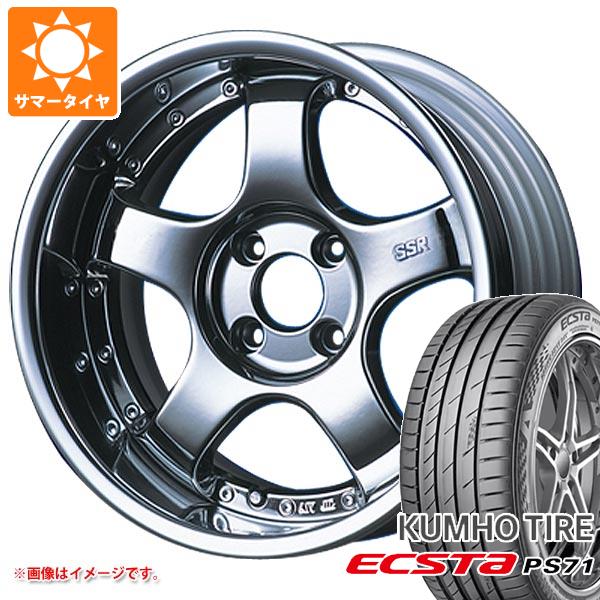 【タイヤ交換対象】サマータイヤ 215/40R17 87Y XL クムホ エクスタ PS71 SSR プロフェッサー SP1R 7.0-17 タイヤホイール4本セット