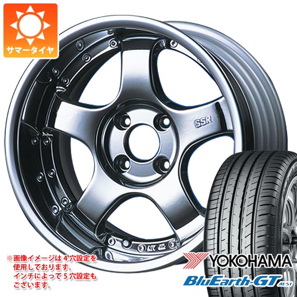 【タイヤ交換対象】サマータイヤ 195/45R16 84V XL ヨコハマ ブルーアースGT AE51 SSR プロフェッサー SP1R 6.5-16 タイヤホイール4本セット