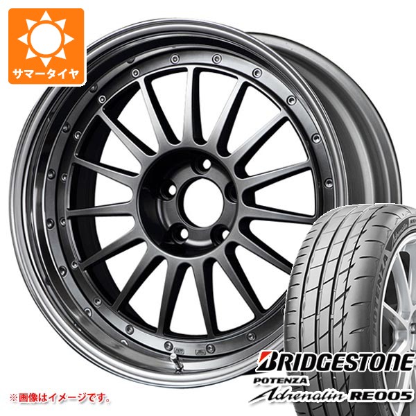【タイヤ交換対象】サマータイヤ 225/40R19 93Y XL ブリヂストン ポテンザ アドレナリン RE005 SSR プロフェッサー TF1 8.0-19 タイヤホイール4本セット
