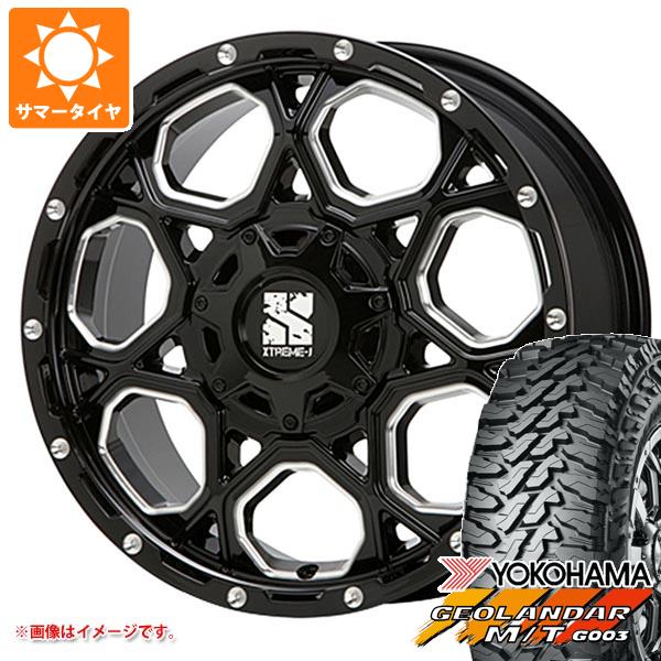 【タイヤ交換対象】サマータイヤ 265/65R17 120/117Q ヨコハマ ジオランダー M/T G003 MLJ エクストリームJ XJ06 8.0-17 タイヤホイール4本セット