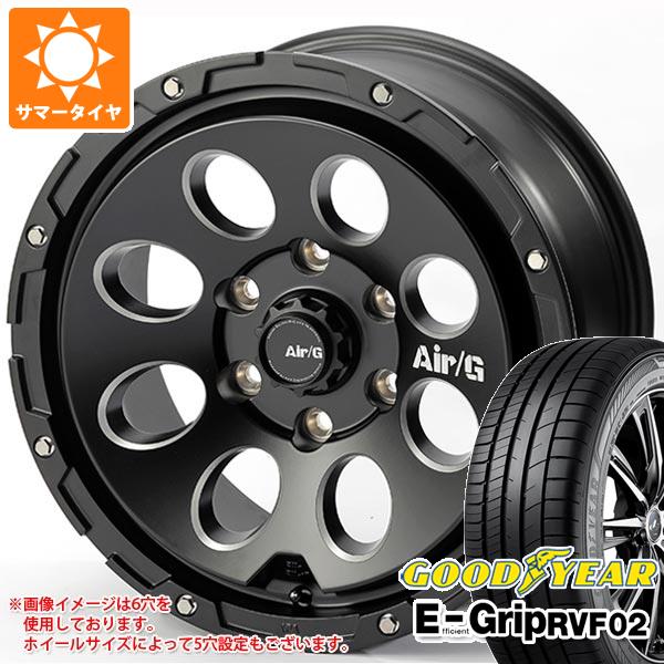 【タイヤ交換対象】ニッサン T31エクストレイル用 サマータイヤ グッドイヤー エフィシエントグリップ RVF02 215/65R16 98H エアージー マッシヴ 7.0-16 タイヤホイール4本セット｜タイヤ１番