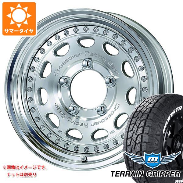 【タイヤ交換対象】ジムニー用 サマータイヤ モンスタ テレーングリッパー 175/80R16 91S ホワイトレター ワーク クラッグ ガルバトレ 5.5-16 タイヤホイール4本セット｜タイヤ１番