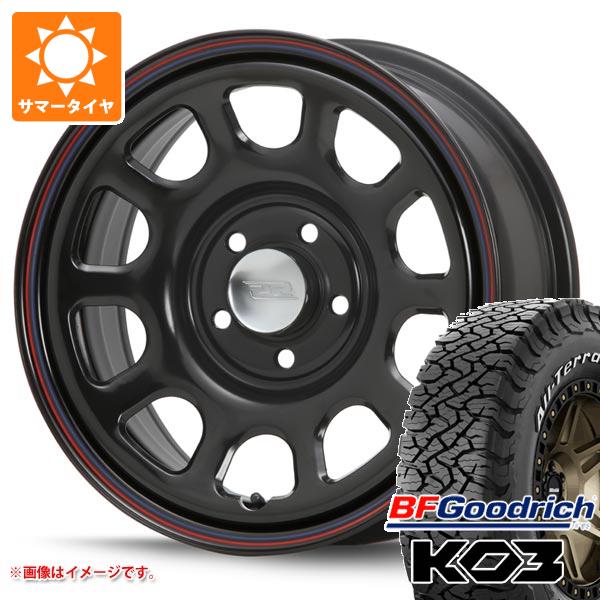 【タイヤ交換対象】エクリプスクロス GK系用 2026年製 サマータイヤ BFグッドリッチ オールテレーンT/A KO3 LT235/70R16 110/107S ホワイトレター MLJ デイトナ SS 7.0-16 タイヤホイール4本セット|タイヤ1番