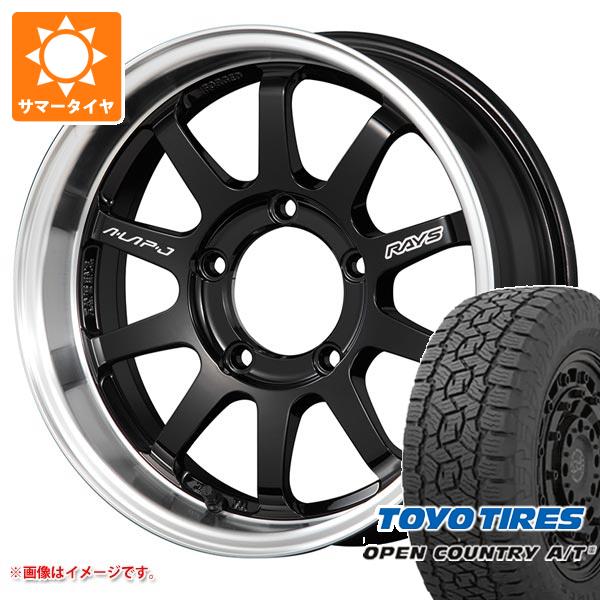 【タイヤ交換対象】ジムニーシエラ JB74W用 サマータイヤ トーヨー オープンカントリー A/T3 215/70R16 100T レイズ エーラップ J 6.0-16 タイヤホイール4本セット｜タイヤ１番