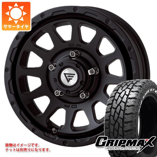 【タイヤ交換対象】5本セット ジムニー JB64W用 サマータイヤ グリップマックス マッドレイジ R/T MAX LT215/70R16 100/97R ホワイトレター デルタフォース オーバル 5.5-16 タイヤホイール5本セット