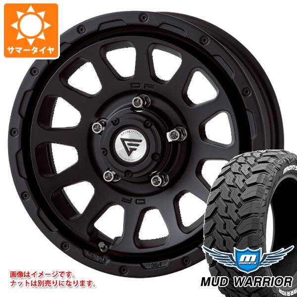 【タイヤ交換対象】ジムニーシエラ JB74W用 サマータイヤ モンスタ マッドウォーリアー LT215/70R16 107/105Q ホワイトレター デルタフォース オーバル 6.0-16 タイヤホイール4本セット 111,450円