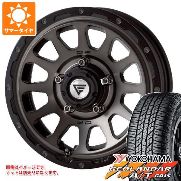 スズキ ジムニー JB64W用 サマータイヤ ヨコハマ ジオランダー A/T G015 LT225/75R16 115/112R アウトラインホワイトレター デルタフォース オーバル 5.5-16 タイヤホイール4本セット|タイヤ1番