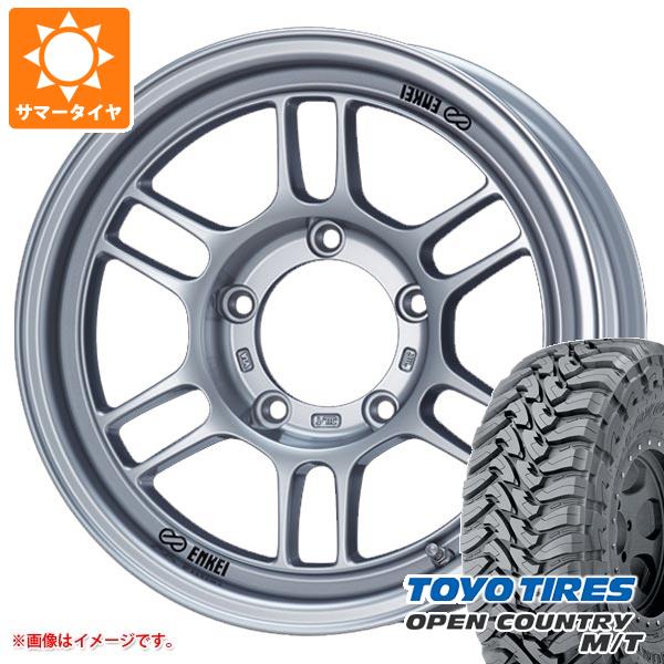 【タイヤ交換対象】5本セット ジムニー JB64W用 サマータイヤ トーヨー オープンカントリー M/T LT225/75R16 103/100Q ホワイトレター エンケイ オールロード RPT1 5.5-16 タイヤホイール5本セット｜タイヤ１番