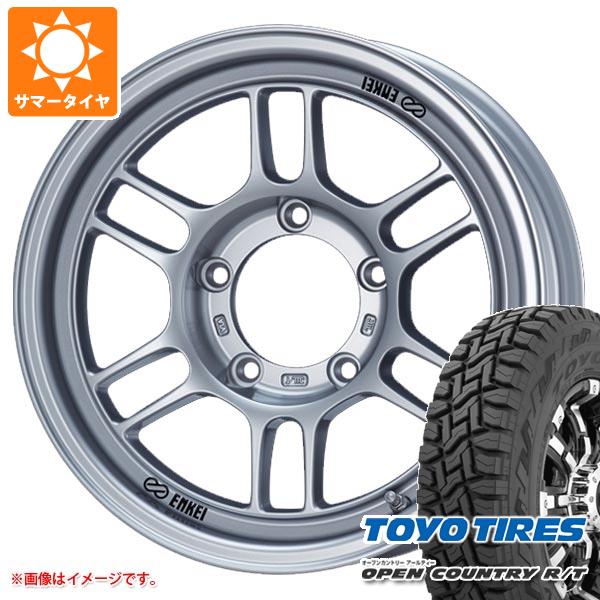 【タイヤ交換対象】5本セット ジムニーシエラ JB74W用 2026年製 サマータイヤ トーヨー オープンカントリー R/T 215/70R16 100Q ブラックレター エンケイ オールロード RPT1 5.5-16 タイヤホイール5本セット|タイヤ1番