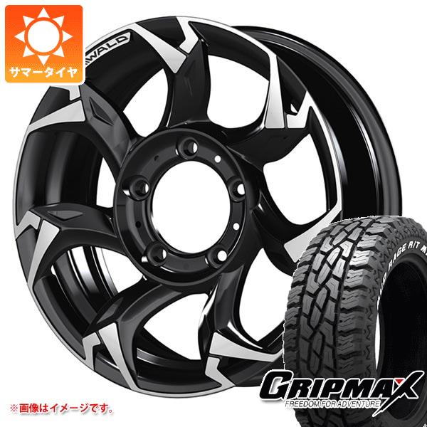【タイヤ交換対象】ジムニー用 サマータイヤ グリップマックス マッドレイジ R/T MAX 175/80R16 91S ホワイトレター ヴァルド ボルサリノ SUV 5.5-16 タイヤホイール4本セット
