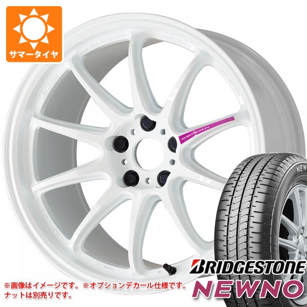 【タイヤ交換対象】サマータイヤ 215/55R17 94V ブリヂストン ニューノ ワーク エモーション ZR10 7.0-17 タイヤホイール4本セット 101,800円