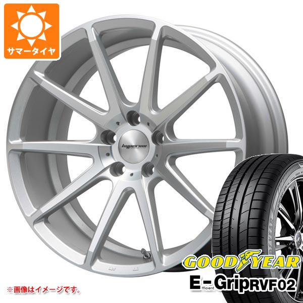 【タイヤ交換対象】サマータイヤ 225/45R19 96W XL グッドイヤー エフィシエントグリップ RVF02 MLJ ハイペリオン CVX 8.5-19 タイヤホイール4本セット