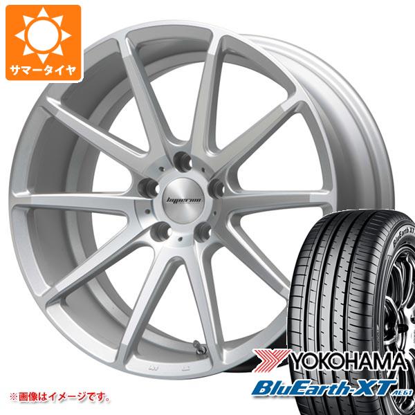 【タイヤ交換対象】サマータイヤ 225/50R18 95V ヨコハマ ブルーアースXT AE61 MLJ ハイペリオン CVX 8.0-18 タイヤホイール4本セット