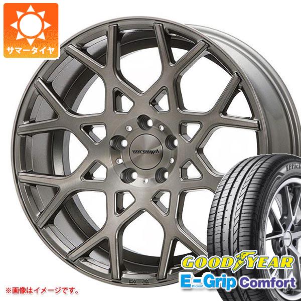 【タイヤ交換対象】サマータイヤ 235/35R19 91W XL グッドイヤー エフィシエントグリップコンフォート MLJ ハイペリオン CVZ 8.5-19 タイヤホイール4本セット