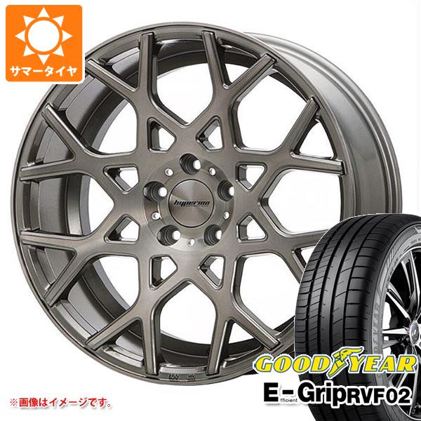 【タイヤ交換対象】サマータイヤ 245/40R20 99W XL グッドイヤー エフィシエントグリップ RVF02 MLJ ハイペリオン CVZ 8.5-20 タイヤホイール4本セット