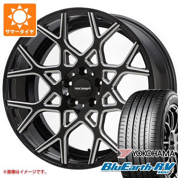 【タイヤ交換対象】サマータイヤ 225/40R19 93W XL ヨコハマ ブルーアースRV RV03 MLJ ハイペリオン CVZ 8.5-19 タイヤホイール4本セット