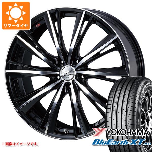 【タイヤ交換対象】サマータイヤ 215/55R18 99V XL ヨコハマ ブルーアースXT AE61 レオニス WX 7.0-18 タイヤホイール4本セット