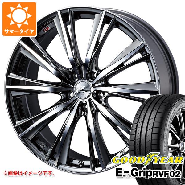 【タイヤ交換対象】サマータイヤ 225/45R18 95W XL グッドイヤー エフィシエントグリップ RVF02 レオニス WX 7.0-18 タイヤホイール4本セット|タイヤ1番