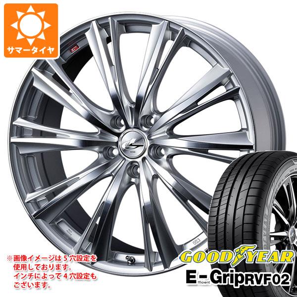 【タイヤ交換対象】サマータイヤ 175/65R15 84H グッドイヤー エフィシエントグリップ RVF02 レオニス WX 5.5-15 タイヤホイール4本セット