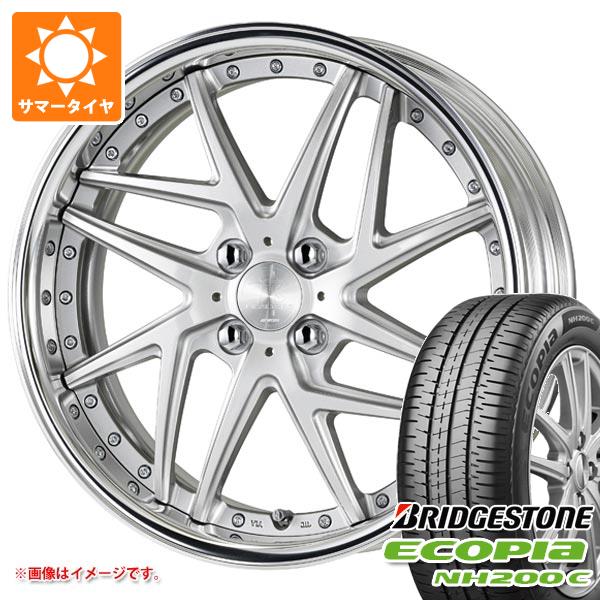 【タイヤ交換対象】サマータイヤ 175/60R16 82H ブリヂストン エコピア NH200C ワーク リザルタード メッシュ2 5.5-16 タイヤホイール4本セット