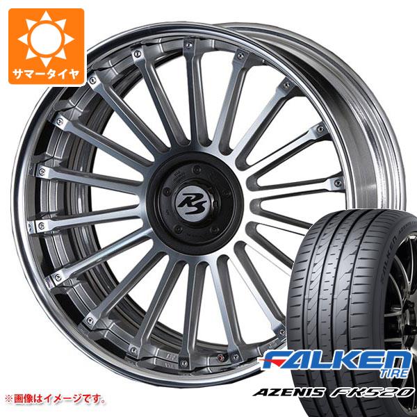 【タイヤ交換対象】サマータイヤ 225/55R19 99W ファルケン アゼニス FK520L クリムソン RS CV フィン 8.0-19 タイヤホイール4本セット|タイヤ1番