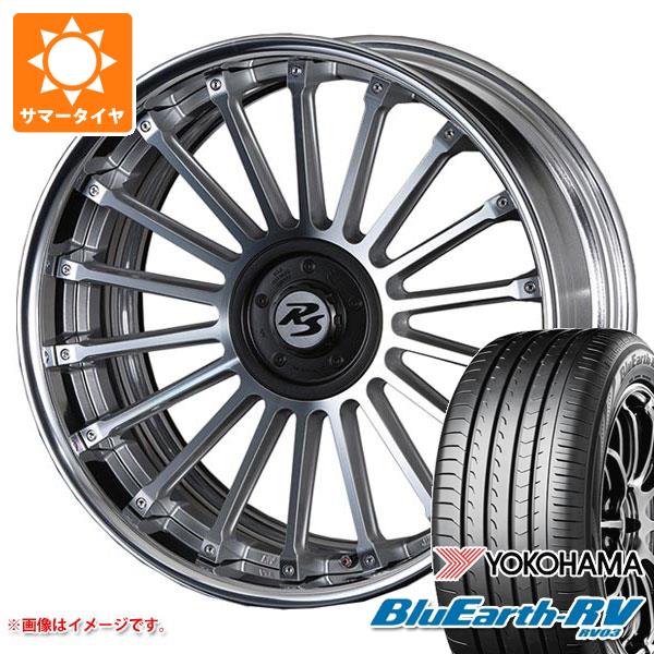 【タイヤ交換対象】2026年製 サマータイヤ 245/45R19 102W XL ヨコハマ ブルーアースRV RV03 クリムソン RS CV フィン 8.5-19 タイヤホイール4本セット｜タイヤ１番