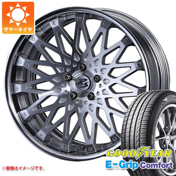 【タイヤ交換対象】サマータイヤ 245/35R19 93W XL グッドイヤー エフィシエントグリップコンフォート クリムソン RS CV ワイヤー 8.5-19 タイヤホイール4本セット|タイヤ1番