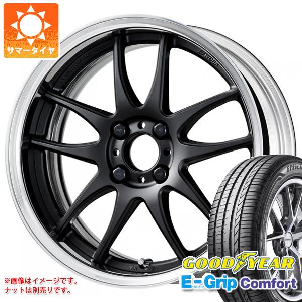 【タイヤ交換対象】サマータイヤ 205/40R17 84W XL グッドイヤー エフィシエントグリップコンフォート ワーク エモーション CR 2P 軽・コンパクトカー用 7.0-17 タイヤホイール4本セット