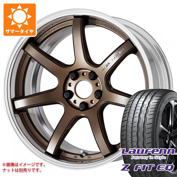 【タイヤ交換対象】サマータイヤ 235/35R19 91Y XL ラウフェン Zフィット EQ LK03 ワーク エモーション T7R 2P 8.0-19 タイヤホイール4本セット
