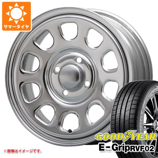 【タイヤ交換対象】サマータイヤ 165/65R14 79H グッドイヤー エフィシエントグリップ RVF02 MLJ デイトナ SS 5.0-14 タイヤホイール4本セット 57,720円