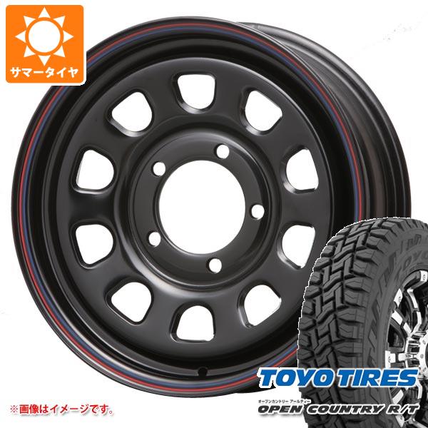 【タイヤ交換対象】5本セット スズキ ジムニーノマド JC74W用 サマータイヤ トーヨー オープンカントリー R/T 235/70R16 106Q ホワイトレター MLJ デイトナ SS 6.0-16 タイヤホイール5本セット