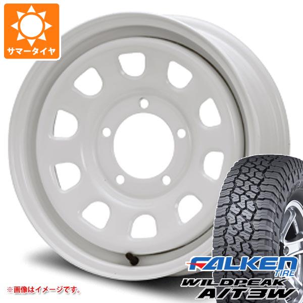 【タイヤ交換対象】ジムニー JB64W用 サマータイヤ ファルケン ワイルドピーク A/T3W LT225/75R16 115/112Q MLJ デイトナ SS 5.5-16 タイヤホイール4本セット｜タイヤ１番