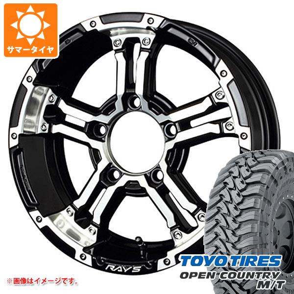【タイヤ交換対象】5本セット スズキ ジムニーノマド JC74W用 サマータイヤ トーヨー オープンカントリー M/T LT225/75R16 103/100Q ホワイトレター レイズ デイトナ FDX-J 5.5-16 タイヤホイール5本セット