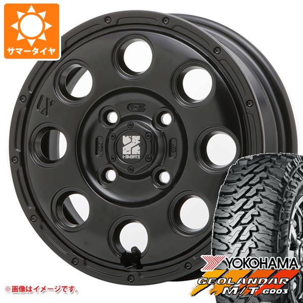 【タイヤ交換対象】エブリイバン DA17V用 2026年製 サマータイヤ ヨコハマ ジオランダー M/T G003 145/80R12 80/78N LT MLJ エクストリームJ KK03 3.5-12 タイヤホイール4本セット