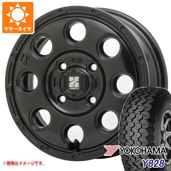 【タイヤ交換対象】サマータイヤ 175R14 6PR ヨコハマ Y828A (175/80R14 94/93N相当) MLJ エクストリームJ KK03 4.5-14 タイヤホイール4本セット
