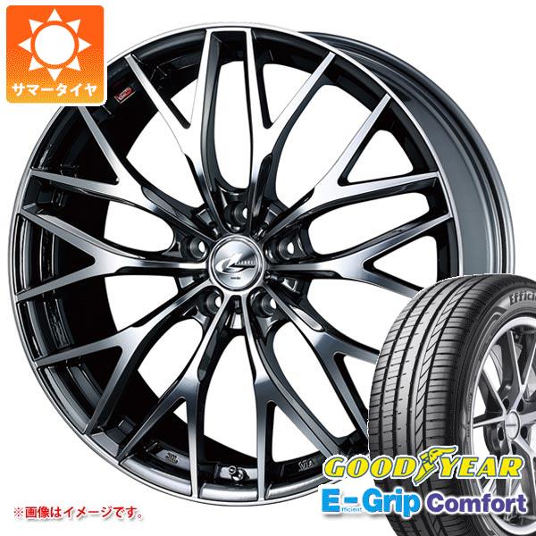 【タイヤ交換対象】サマータイヤ 245/35R20 95W XL グッドイヤー エフィシエントグリップコンフォート レオニス MX 8.5-20 タイヤホイール4本セット