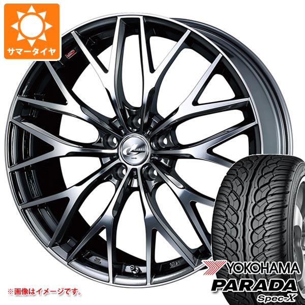 【タイヤ交換対象】サマータイヤ 235/55R20 102V ヨコハマ パラダ スペック-X PA02 レオニス MX 8.5-20 タイヤホイール4本セット