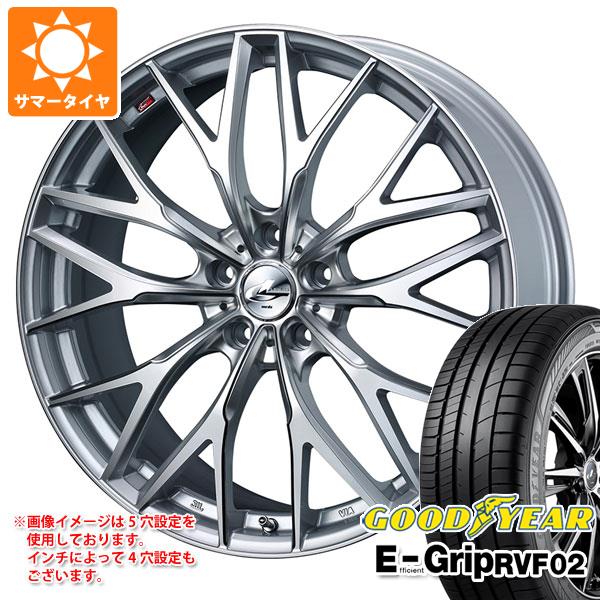 【タイヤ交換対象】サマータイヤ 245/40R20 99W XL グッドイヤー エフィシエントグリップ RVF02 レオニス MX 8.5-20 タイヤホイール4本セット