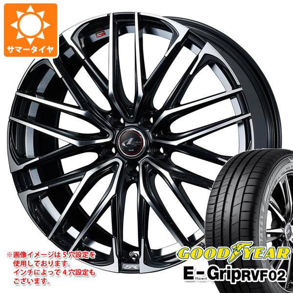 【タイヤ交換対象】サマータイヤ 245/40R20 99W XL グッドイヤー エフィシエントグリップ RVF02 レオニス SK 8.5-20 タイヤホイール4本セット 146,150円