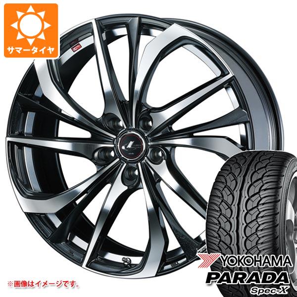 【タイヤ交換対象】サマータイヤ 235/60R18 103V ヨコハマ パラダ スペック-X PA02 レオニス TE 8.0-18 タイヤホイール4本セット|タイヤ1番