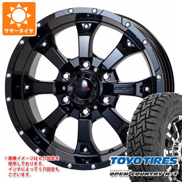 【タイヤ交換対象】エクリプスクロス GK系用 サマータイヤ トーヨー オープンカントリー R/T 235/70R16 106Q ホワイトレター MKW MK-46 7.0-16 タイヤホイール4本セット